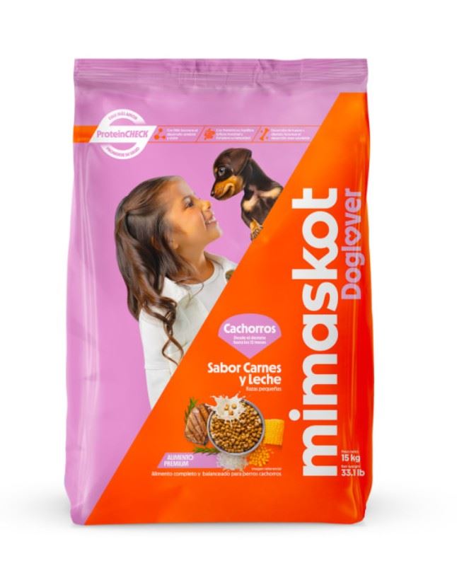 NVO MIMASKOT CACHORROS RAZA PEQUEÑA 15KG